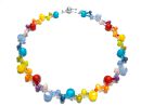 bunte Polaris-Swarovski Halskette 0432b