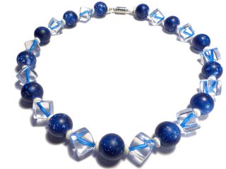 blaue Kette (Bausatz / DIY) B1005