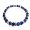 blaue Achat-Polariskette(Bausatz / DIY) B2080