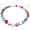 Halskette / Würfelkette in Regenbogenfarben (1058)