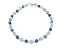 Blaue Achtwürfel Kette (266)