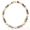 Braune-beige Oliven und Walzen Kette (8049)
