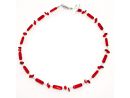 Zweistrangige rote Kette (380b)