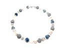 Graue Dendritenachat-Kette (8075)