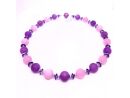 Lila/rosane Polaris-Kette DIY/Bausatz (B1022)